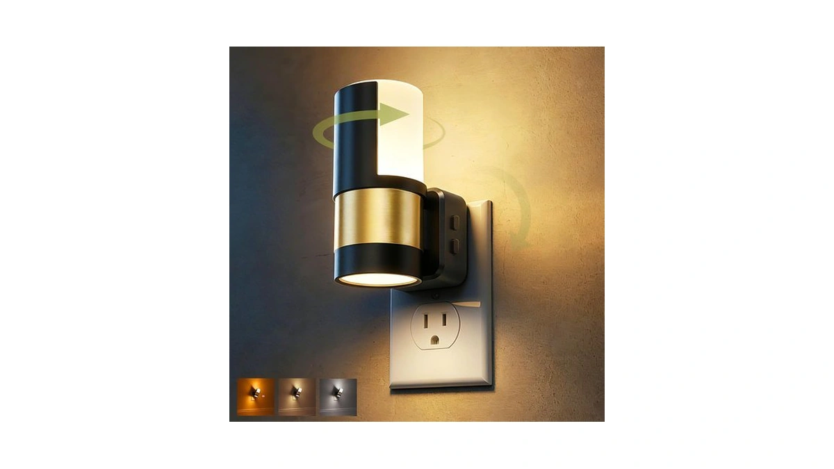 L Lohas Led Night Lights Plug Into Wall, Dimmable Plug