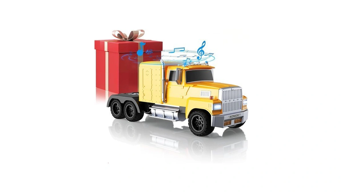 Aonox Truck Bluetooth Speaker, Mini Truck Speaker With Tws Stereo