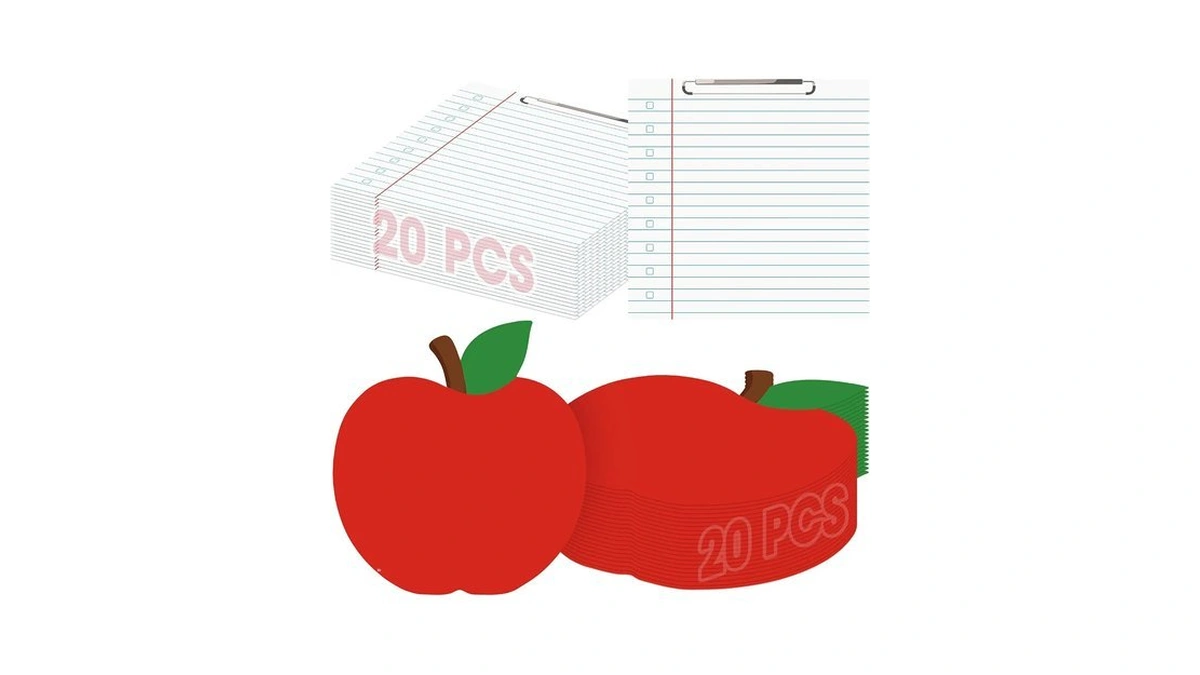 40 Pcs Back To School Paper Napkins - Disposable Apple