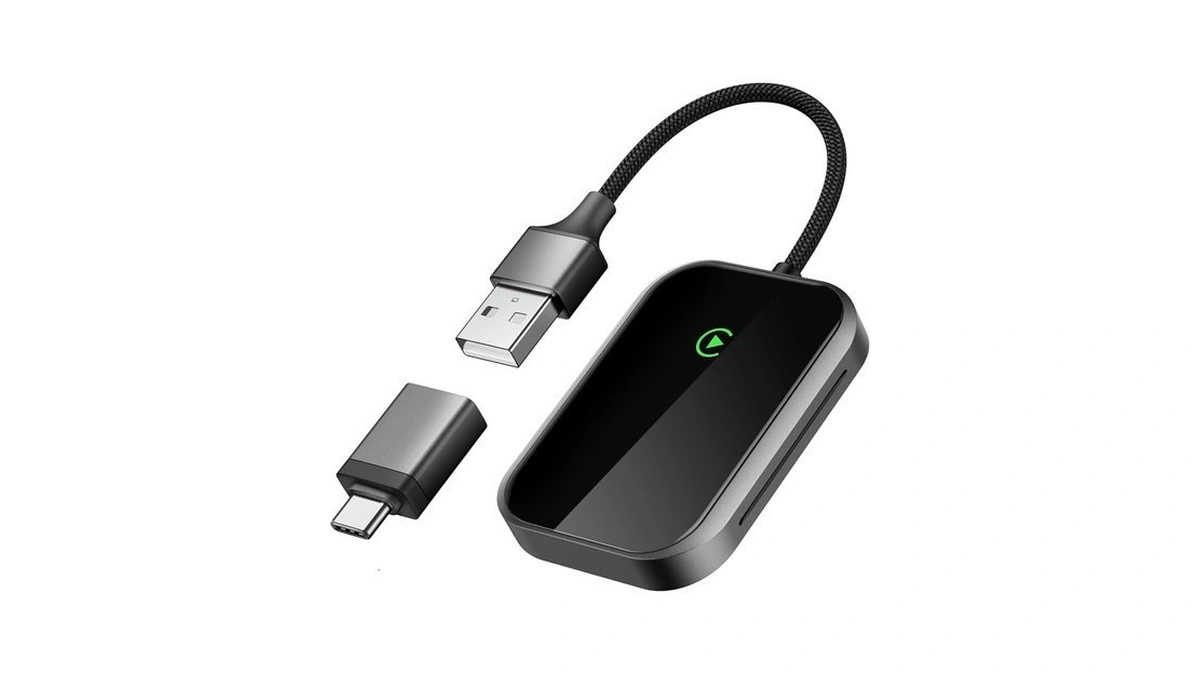 Zoltriq Wireless Carplay Adapter For Iphone, Wireless Adapter Usb-c, Bluetooth