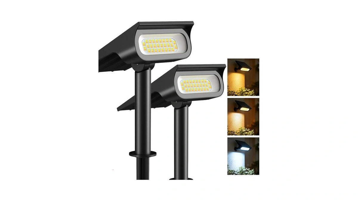 Lightonight Solar Spotlights Outdoor 2 Pack