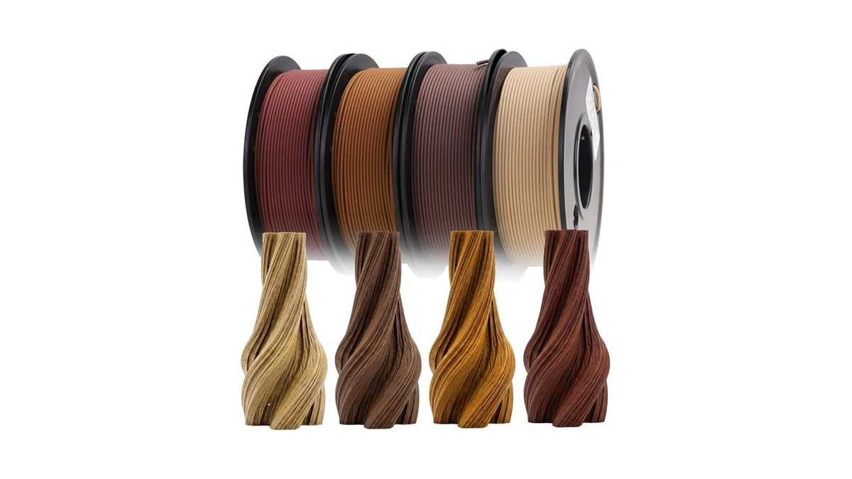 Wood Pla Filament Bundle Wood Filament Maple ...