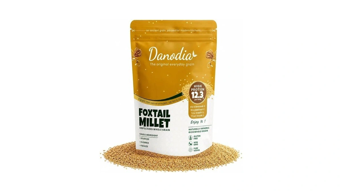 Danodia Foods Organic Foxtail Millet Grain, Gluten-free, 2 Lb, Whole