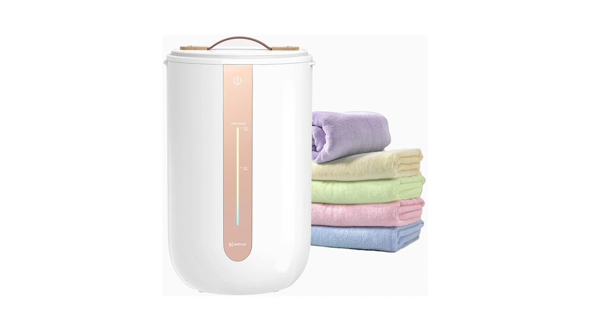Keenray Towel Warmer For Bathroom, Towel Warmer Bucket With Heating