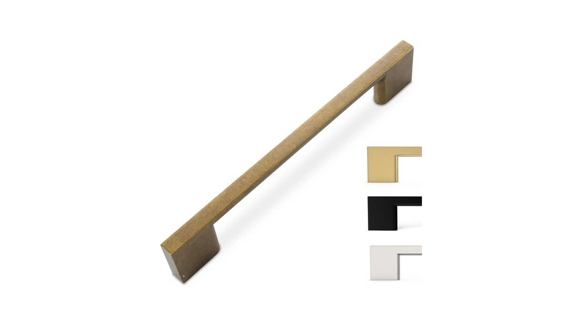 Giyuro 10 Pack 6-1/4 Inch(160mm) Cabinet Pulls Antique Brass Kitchen