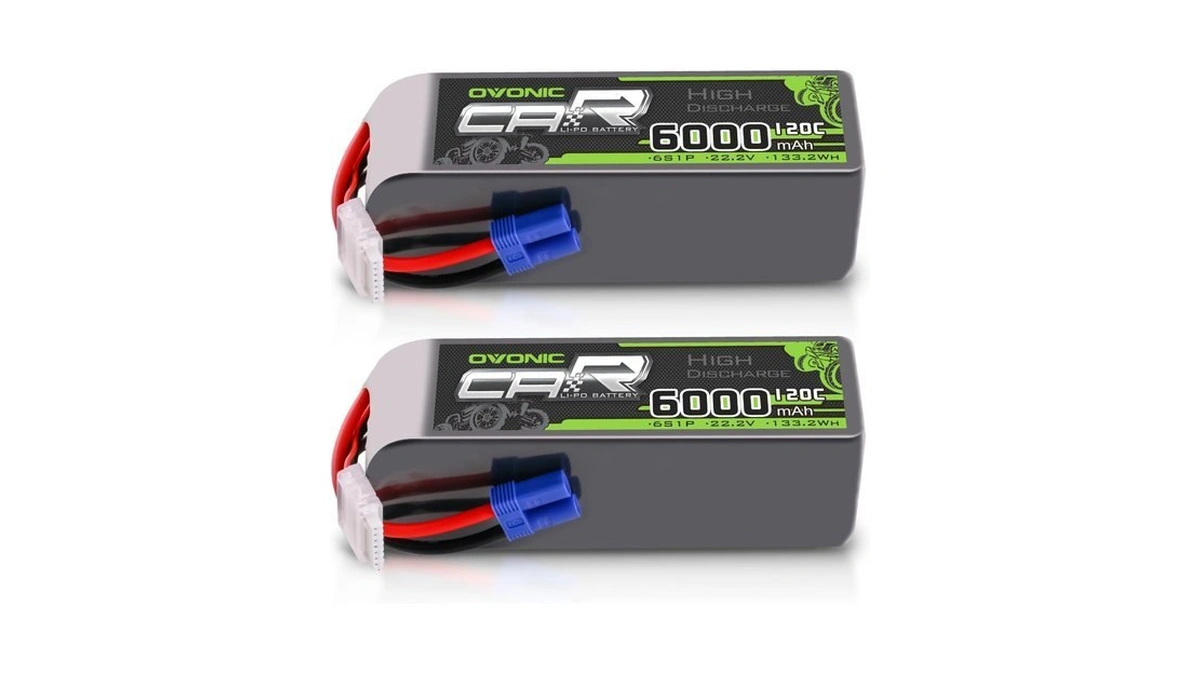 Ovonic 6s Lipo Battery 6000mah 22.2v 120c Rc Battery With