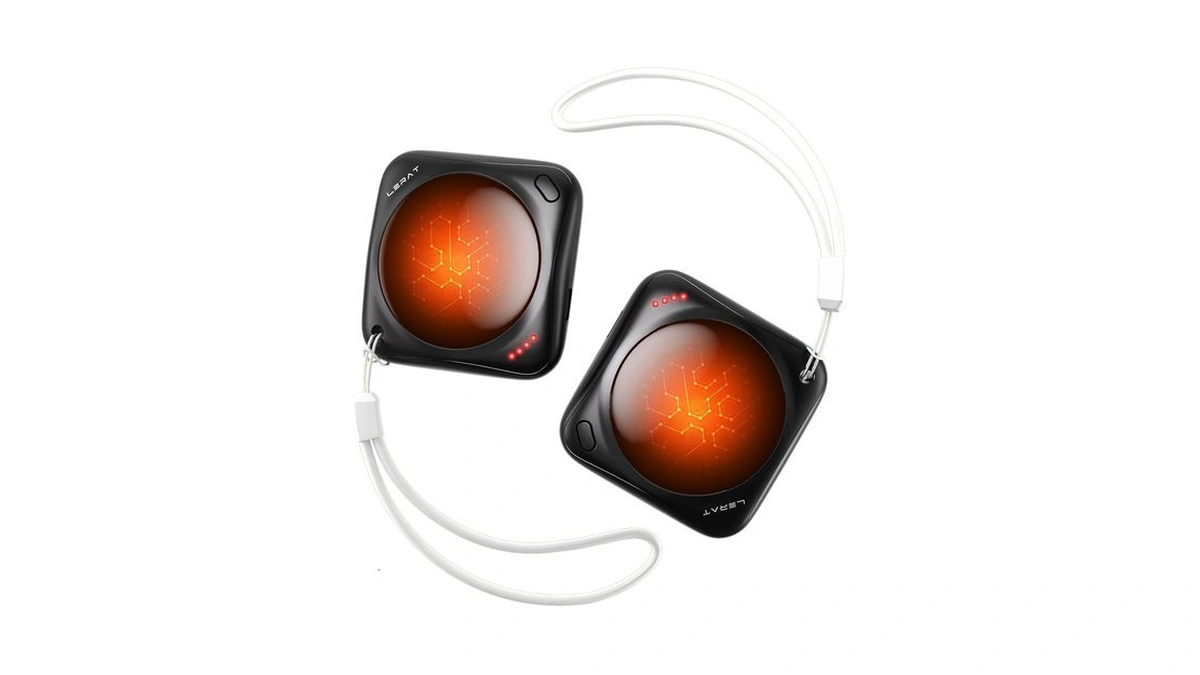 Lerat Hand Warmers Rechargeable, 2 Pack Electric Hand Warmers, Reusable