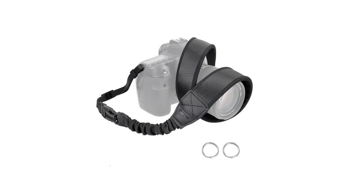 Vigorport Soft Padded Stretchable Camera Neck Strap For Dslr, Slr,