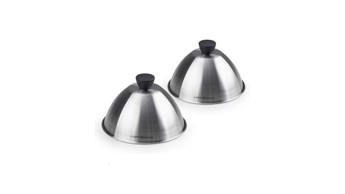 Cook N Home Stainless Steel 6 Inch Basting Cover, Grill