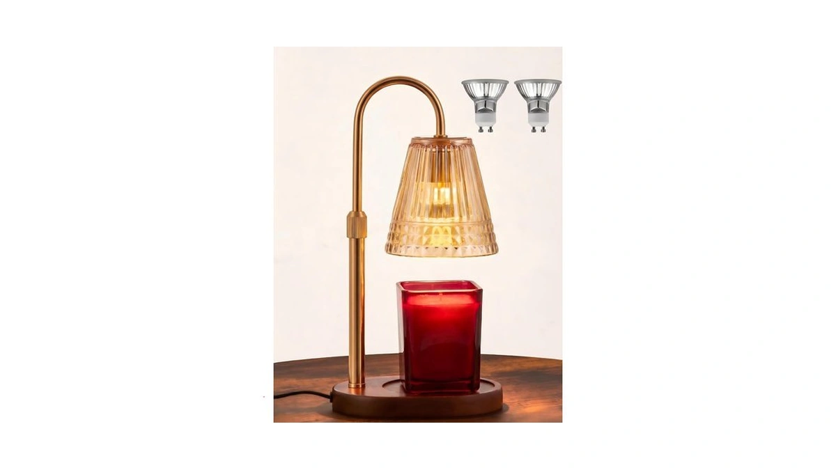 Candle Warmer Lamp With Timer Dimmer, Flameless Candle Warmer For