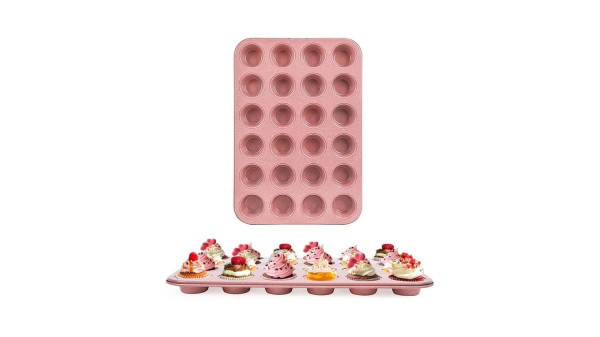 Spmarkt 2-pack Healthy Baking Cupcake Pan| Non Stick 12-cup Muffin