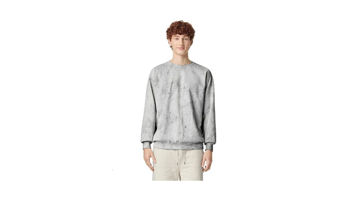 Comfort Colors Adult Crewneck Sweatshirt, Style G1566/g1545, Smoke, Small