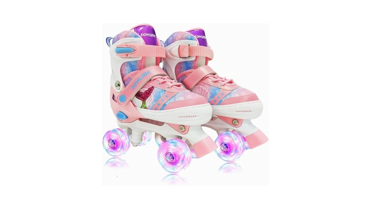 Sowume Adjustable Roller Skates For Girls And Women, All 8