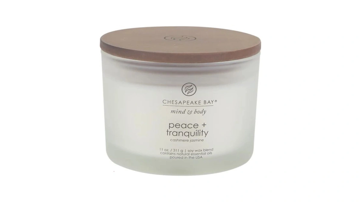 Chesapeake Bay Candle Scented Candle Peace + Tranquility (cashmere Jasmine)