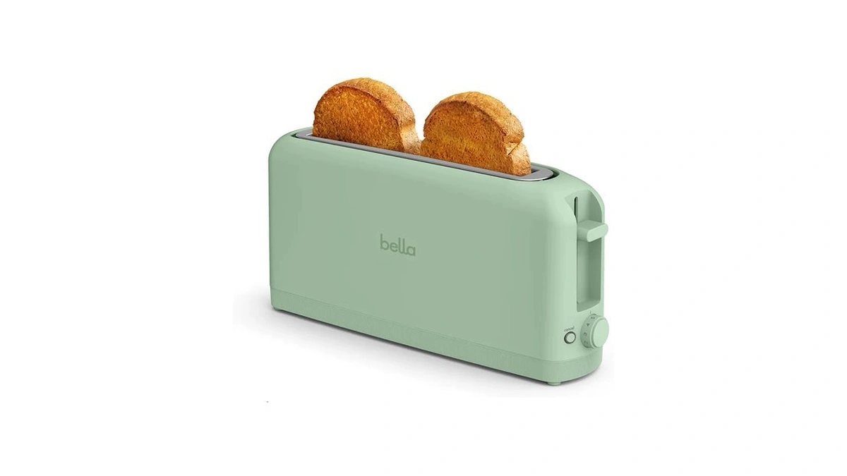 Bella Fits-anywhere™ 2-slice Slim Toaster, Long Slot & Extra Wide,