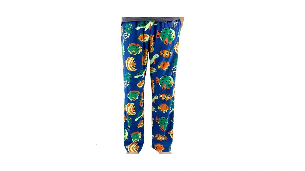 Rock Atoll Men's Colorful Patterned Soft Jersey Knit Pajama Lounge