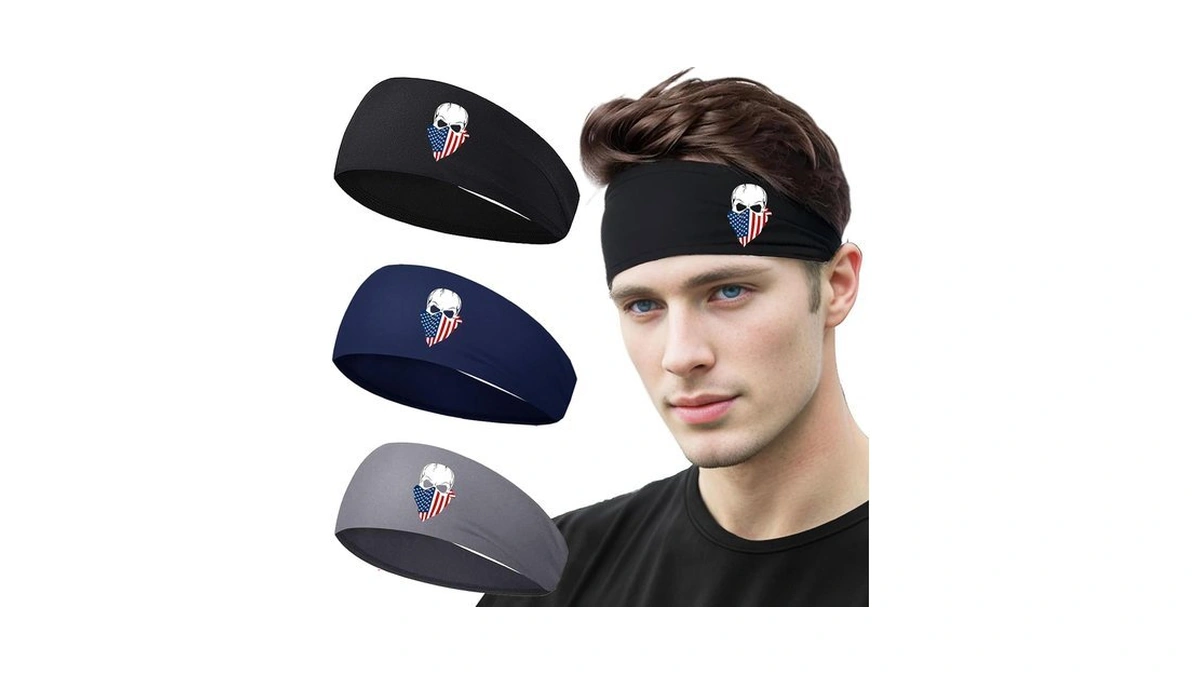 3pcs Sweatbands For Men Women Sweat Band Headbands Men Sport