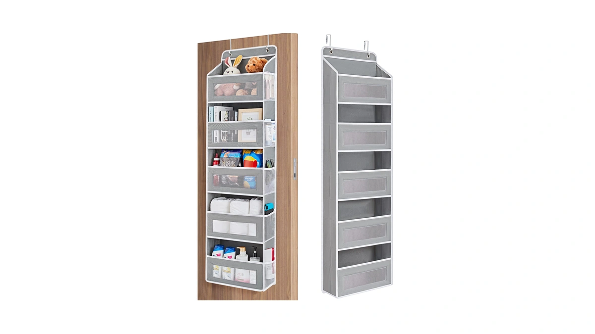 Jarlink Over The Door Organizer For Bedroom, Pantry, Bathroom, 5