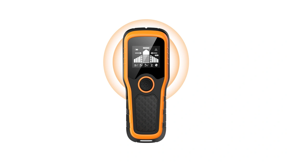 Stud Finder Wall Scanner, Advanced 5-in-1 Detector, Orange