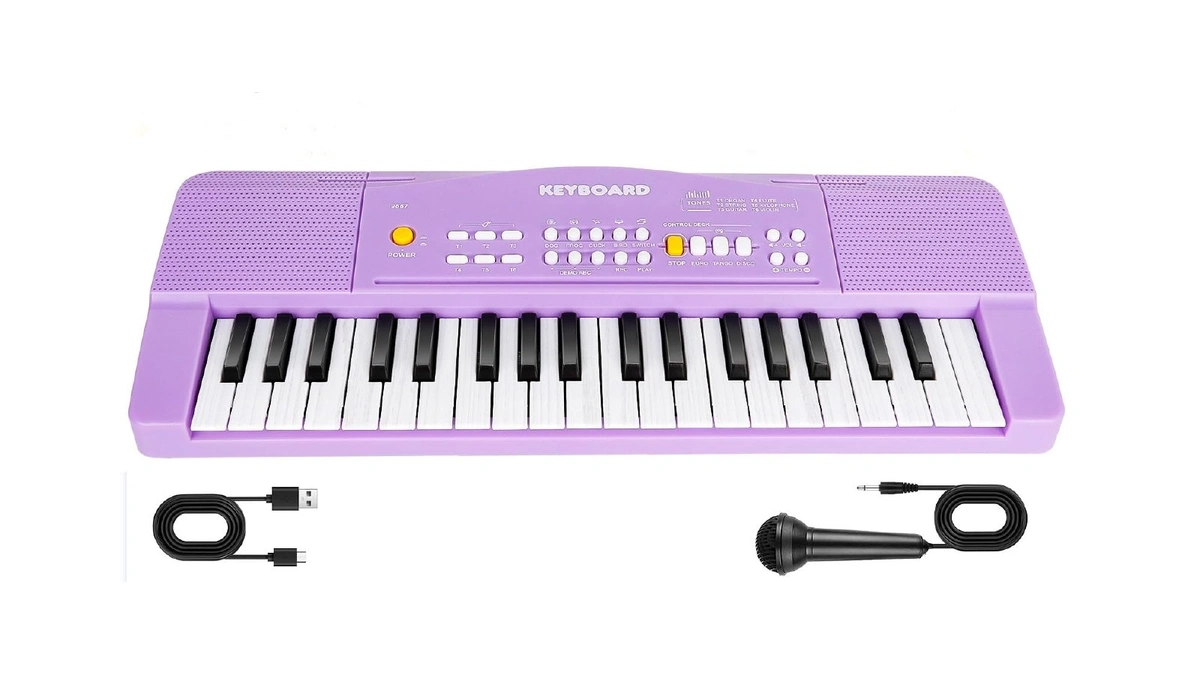 37 Keys Kid Toddler Toy Piano Keyboard Electric Pianos With