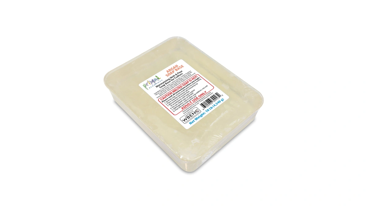 Primal Elements Argan Oil Soap Base - Moisturizing Melt And