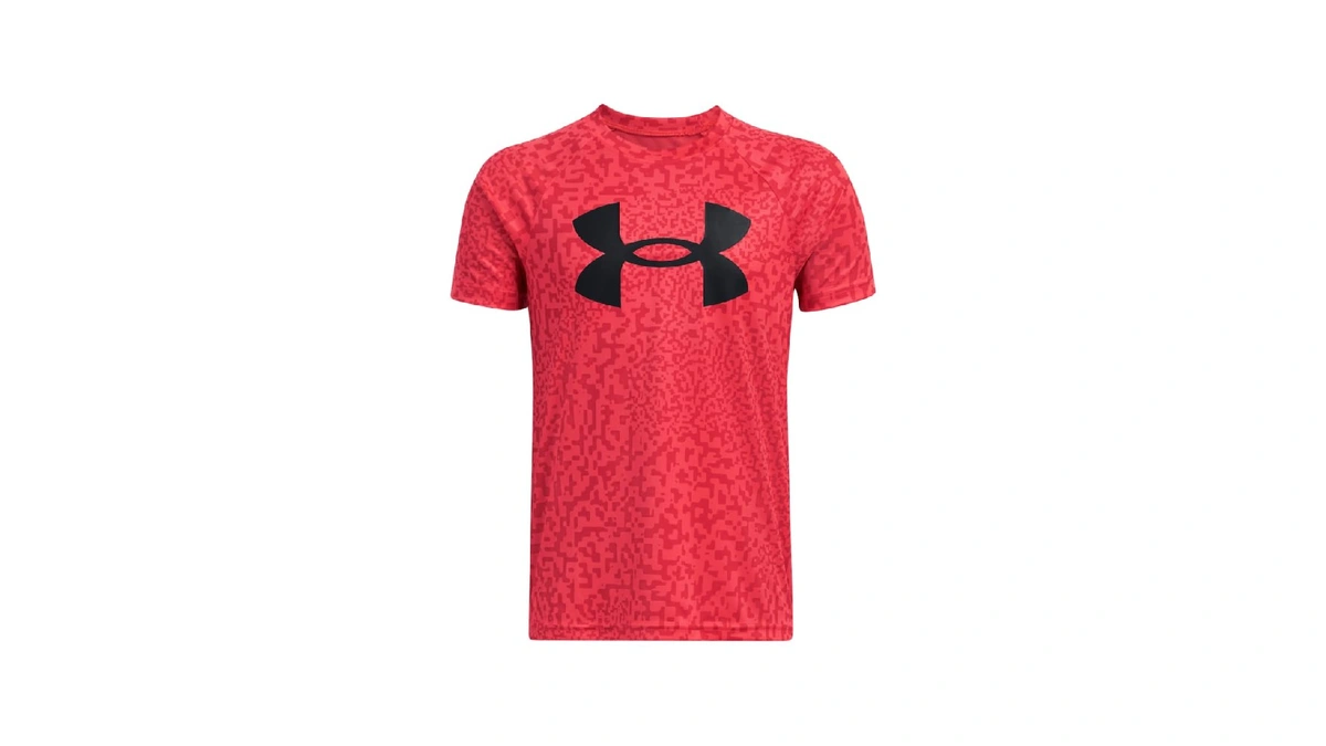 Under Armour Boys Tech Big Logo Printed Short-sleeve T-shirt, (713)