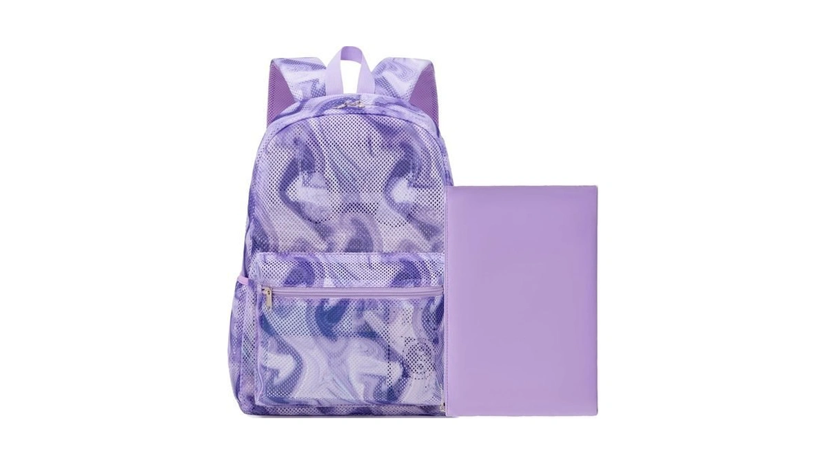 Meisohua Mesh Backpack For School Girls Semi-transparent Backpacks For Kids