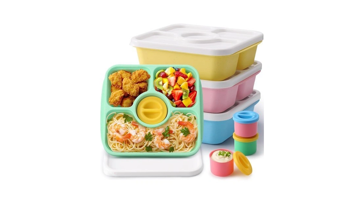 Sunhanny Bento Snack Box Containers, Kids Adults Bento Lunch Box