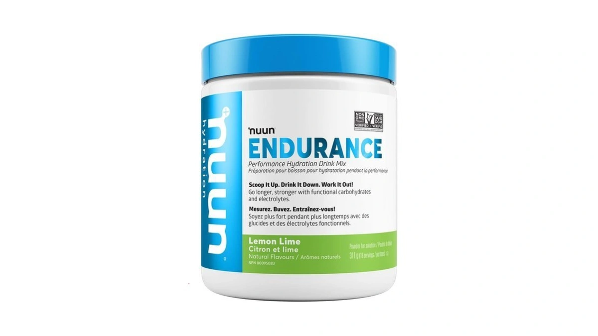 Nuun Hydration Endurance Powder Lemon Lime, Non-gmo & Vegan, 16