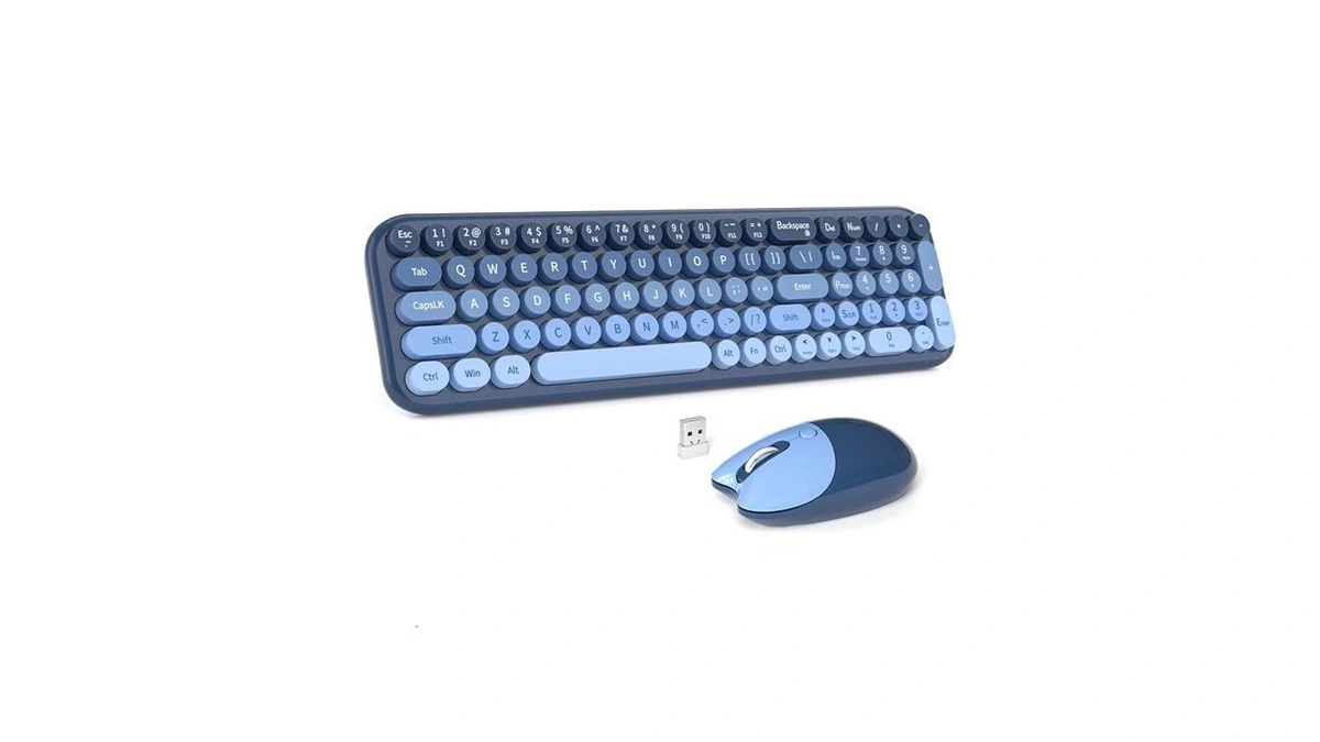 Mofii Wireless Keyboard And Mouse Combo, Compact Small Keyboard With