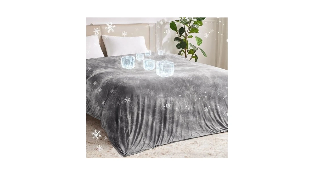 Guohaoi Cooling Throw Blanket For Hot Sleepers, Full Size 60''×90''