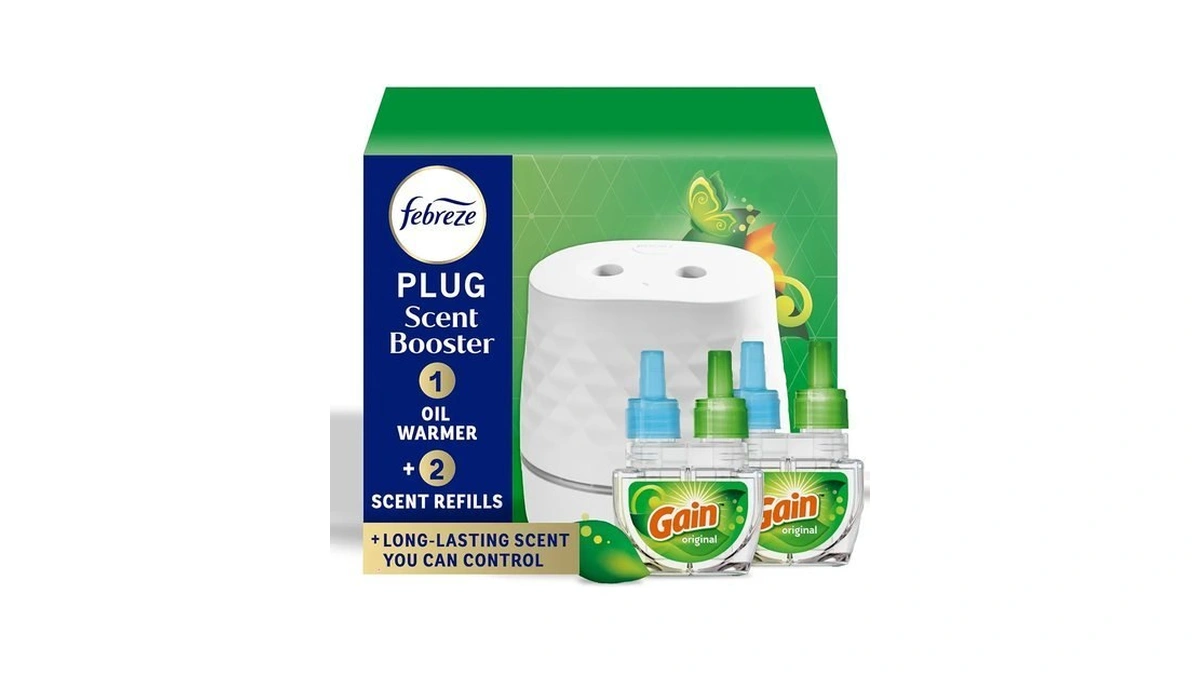 Febreze Plug Scent Booster Starter Kit – Air Freshener, Oil