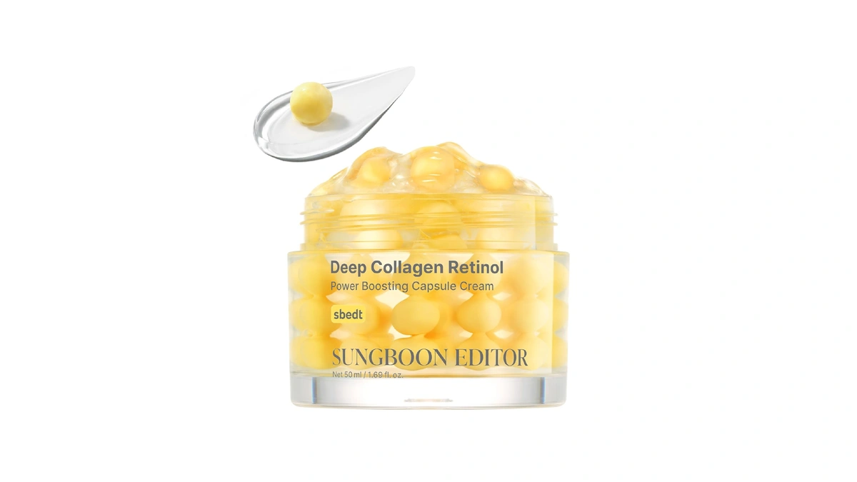 Sungboon Editor Deep Collagen Retinol Capsule Cream, Firm-looking Moisturizer For