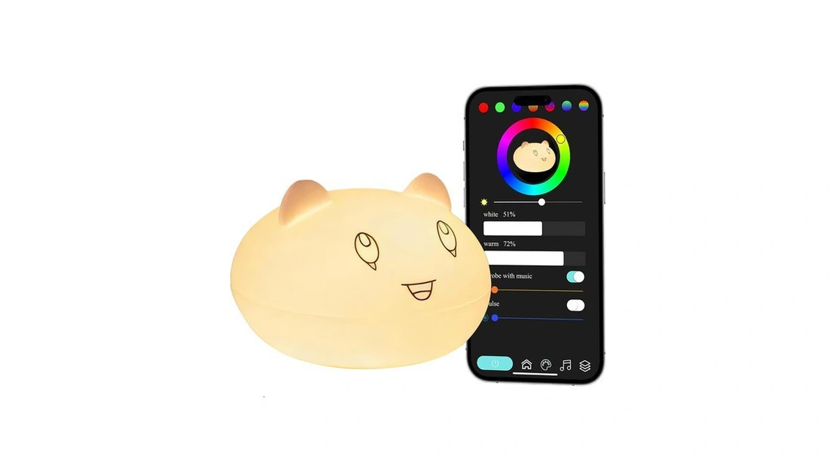 Wapentake Hamster Night Light For Kids,baby Night Lights With 16