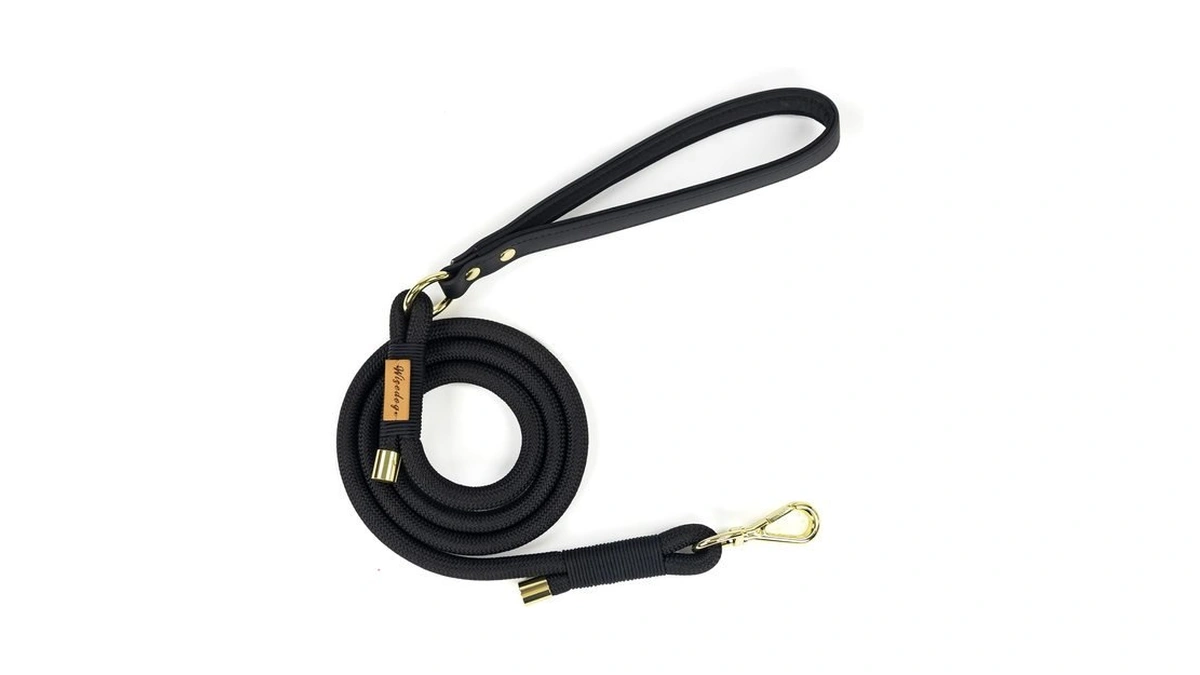 Amazon code: Wisedog Rope Dog Leash, 6ft, Black
