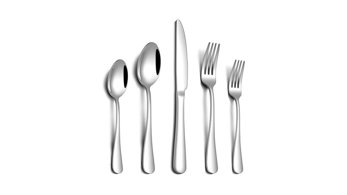 Philipala 20 Piece Silverware Set, Stainless Steel Flatware Set For