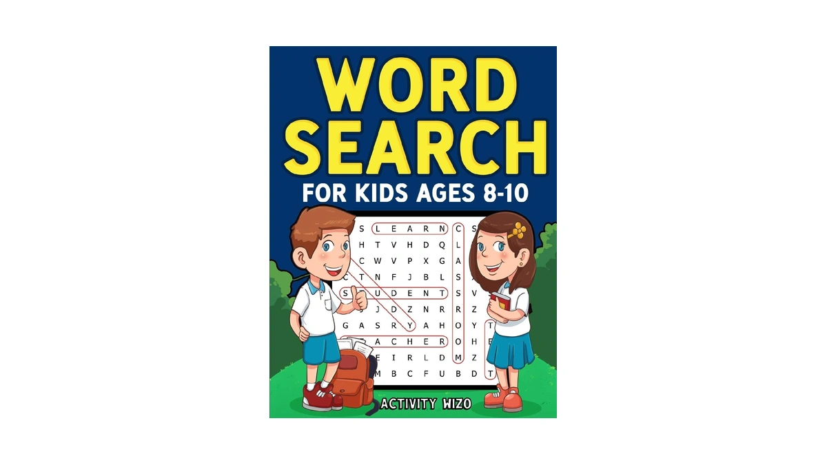 Word Search For Kids Ages 8-10: Practice Spelling, Learn Vocabulary,