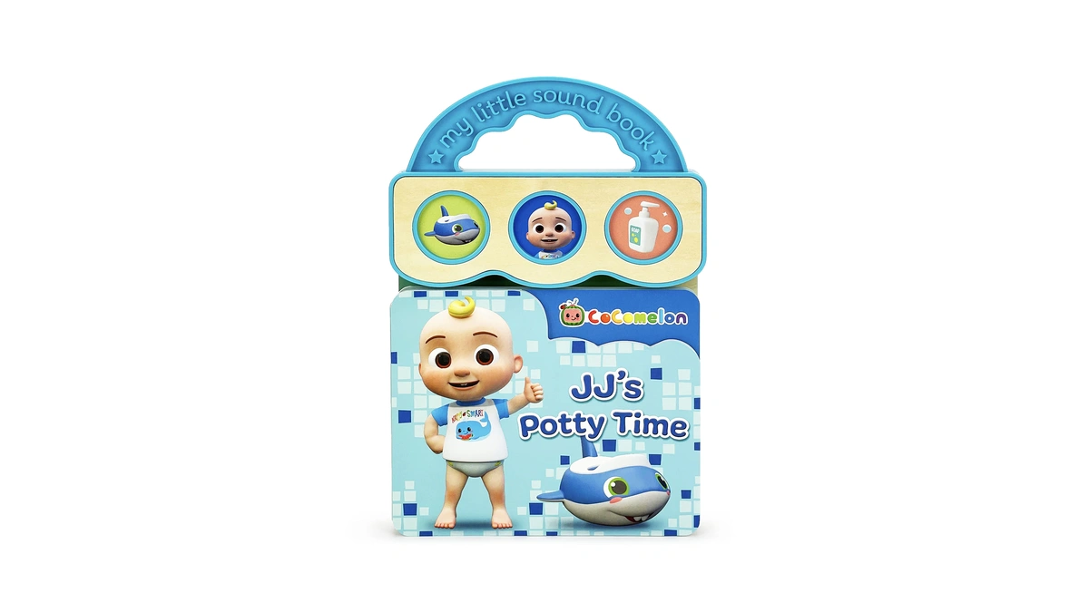 Cocomelon Jj's Potty Time 3-button Potty Training Sound Board Book