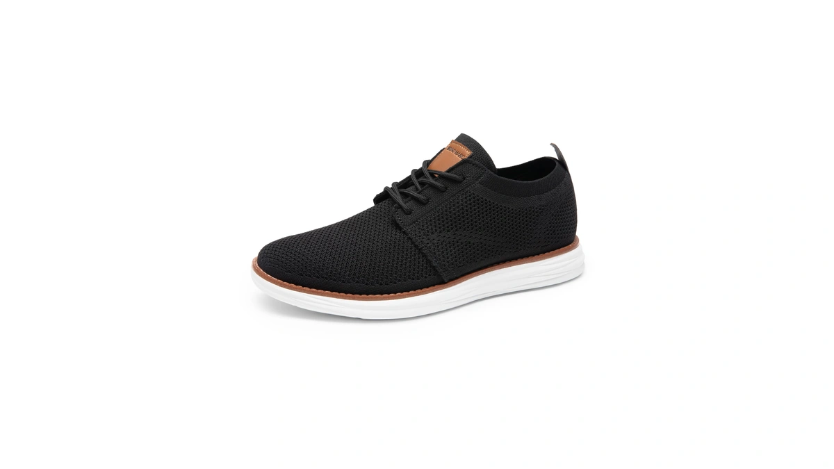 Bruno Marc Men's Knitflex Breeze Casual Dress Sneakers,black,12