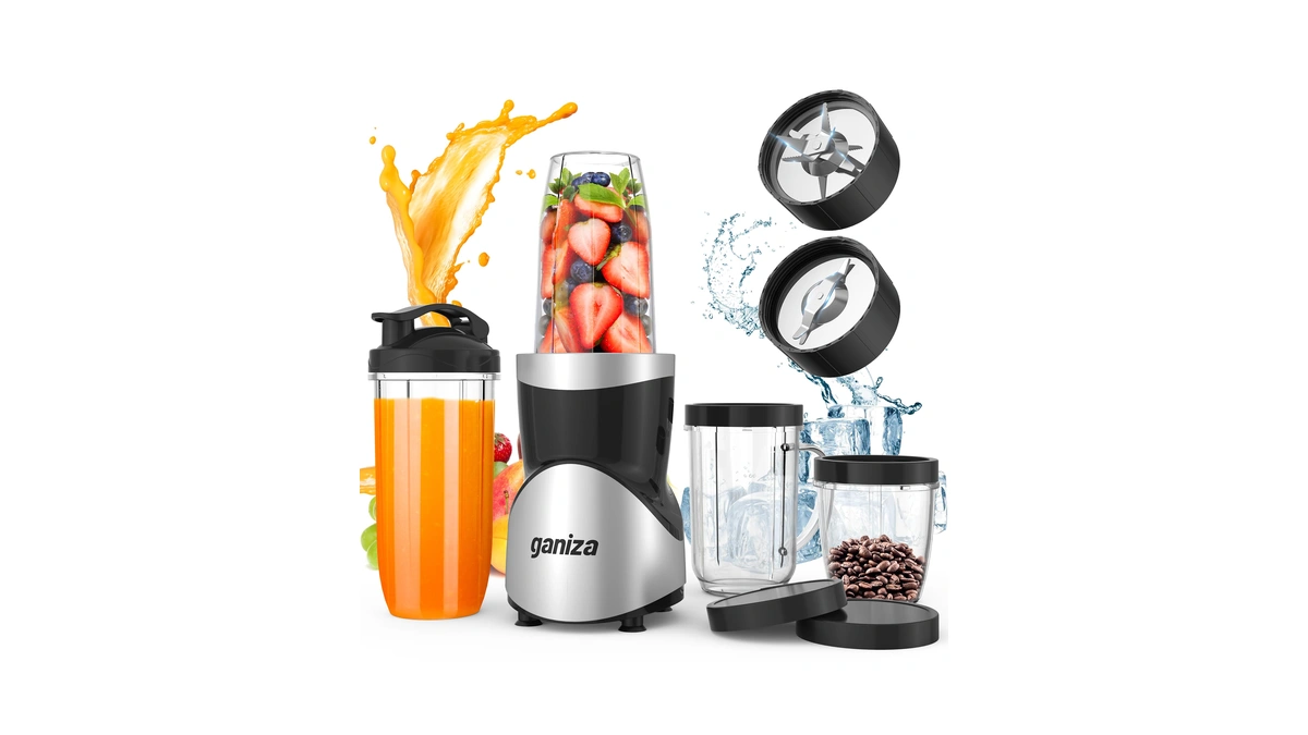 Ganiza Smoothie Blender, 900w Blenders Shakes And Smoothies