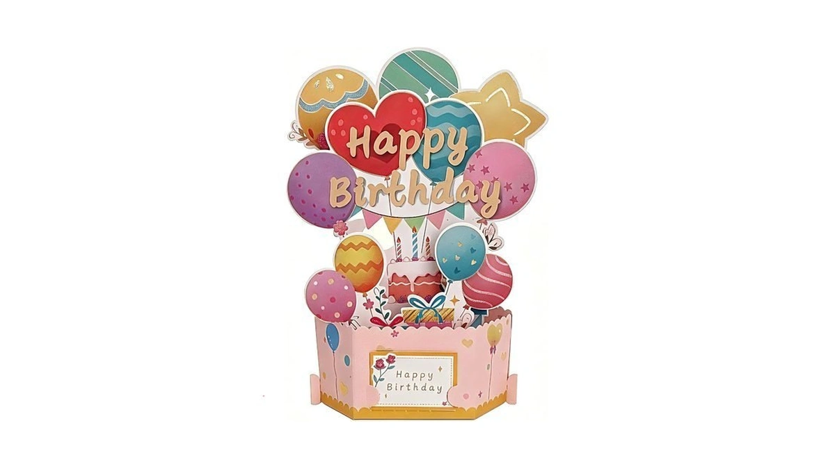Amazon coupon: Ibestgol 3d Pop Up Birthday Greeting Car