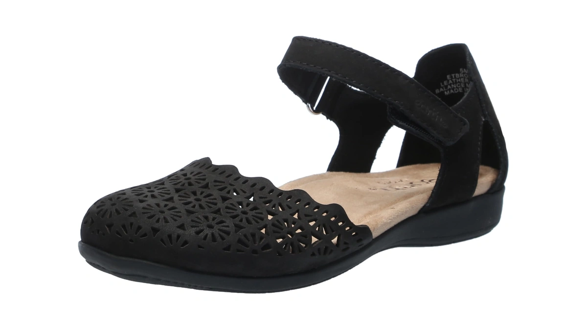 Earth Footwear Women's, Bronnie Sandal, Black 001, 10m