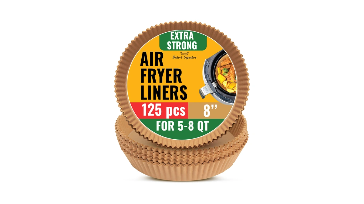 Air Fryer Liners For Ninja, 125 Pcs Round Disposable Airfryer