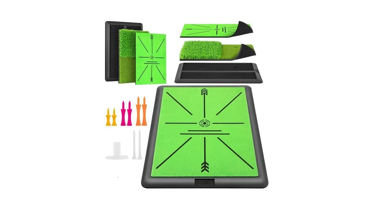 Golf Hitting Mat, Golf Mats Practice Outdoor Indoor For Swing