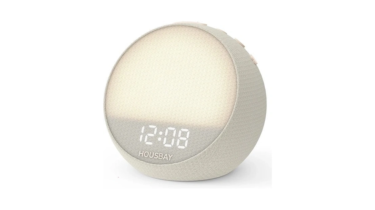 Housbay Mini Sunrise Alarm Clock With Sound Machine