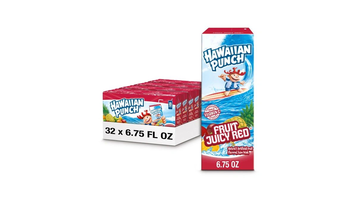 Hawaiian Punch Fruit Juicy Red Juice Drink, 6.75 Fl Oz