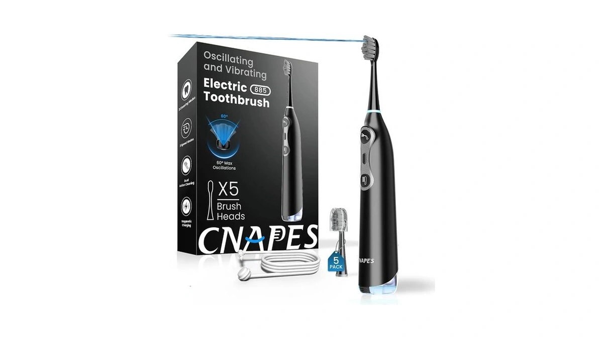 Electric Flosser For Teeth With 5 Speeds + 54 Refill