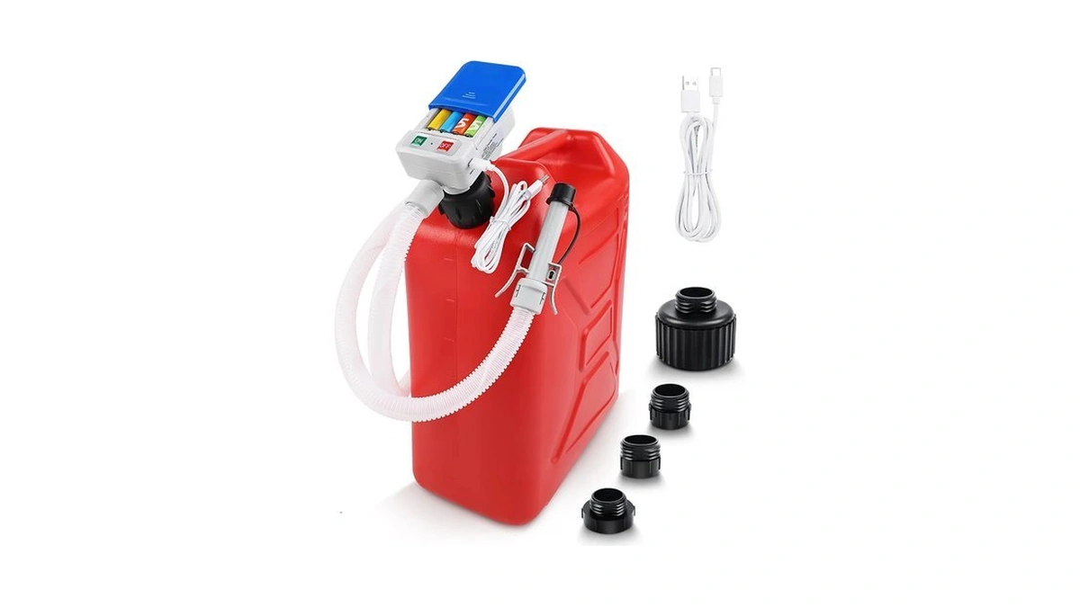3.2 Gpm Battery Powered Fuel Transfer Pump With Auto-stop Sensor,