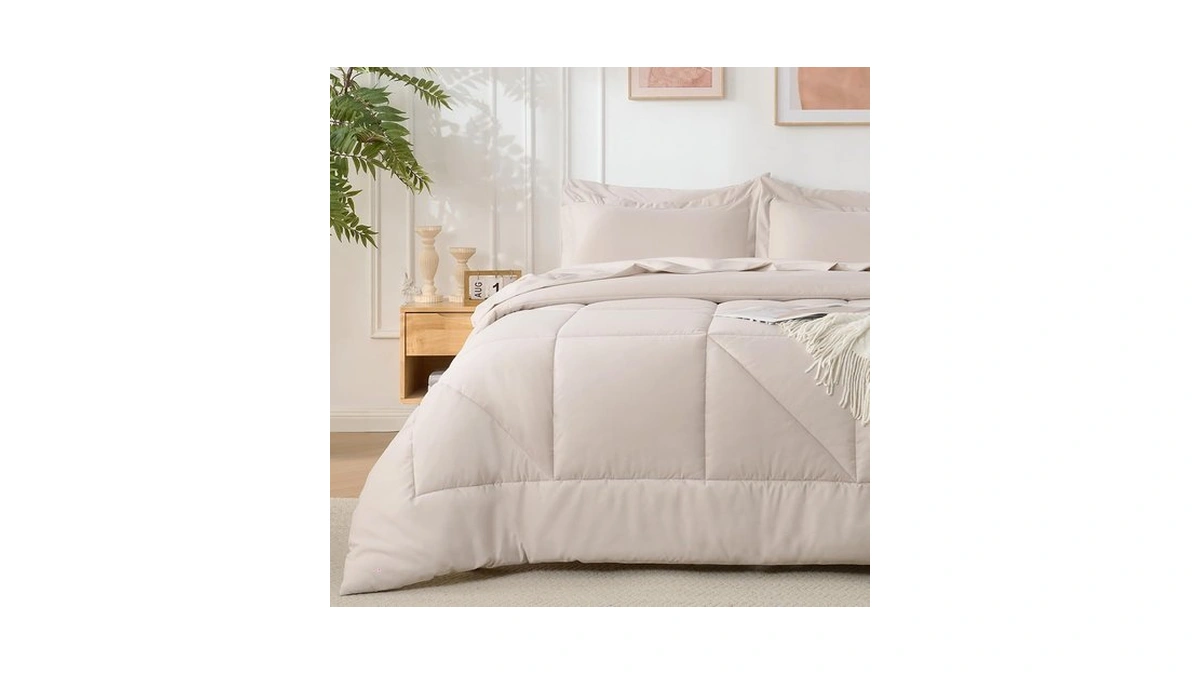 Baskbed 7 Pieces Queen Comforter Set - Utral Soft Microfiber