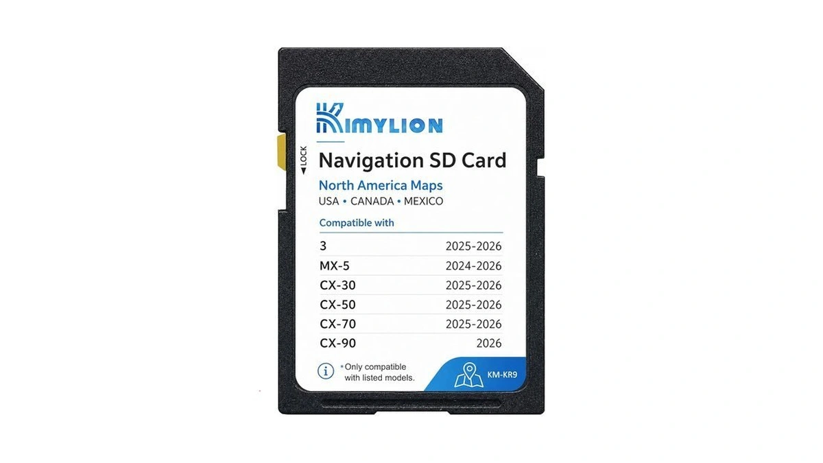 Navigation Sd Card Kr9d66ez1b For Select Mazda 2024-2026, Usa/can/mex Maps
